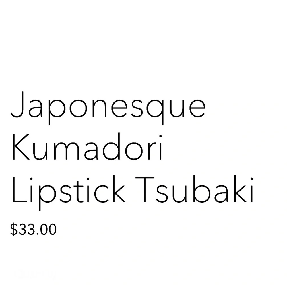 Japonesque Kumadori Lipstick